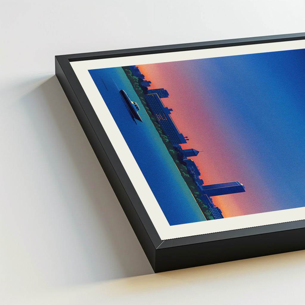 Virginia Beach city poster mockup 5 - frame not included