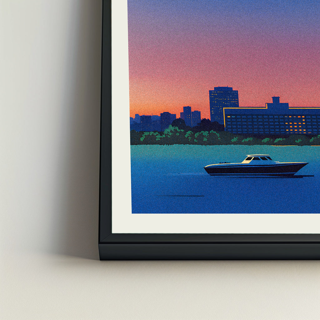 Virginia Beach city poster mockup 4 - frame not included