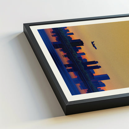 Wilmington city poster mockup 5 - frame not included