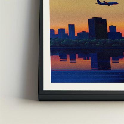 Wilmington city poster mockup 4 - frame not included