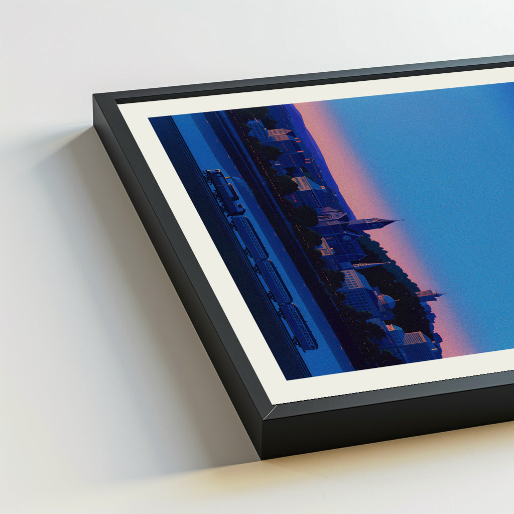 Worcester city poster mockup 5 - frame not included